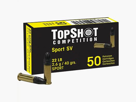 Topshot 40grs Black Edition SV 50STK .22lr