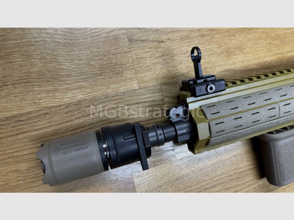 ¡Aprobado para uso deportivo! H&K MR223 A3 cañón de 11" - DEPORTE - rifle semiautomático color arena .223Rem - Heckler & Koch - mucho equipo aprobado en la evaluación de BKA! versión civil H&K 416 G95