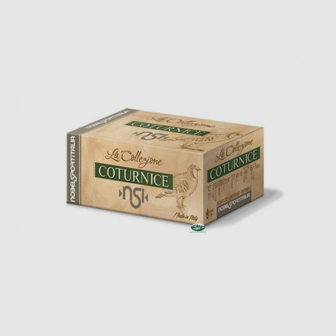 NOBEL Patronen COTURNICE Sonderkollektion Kal.12 pb.6/7 Mix