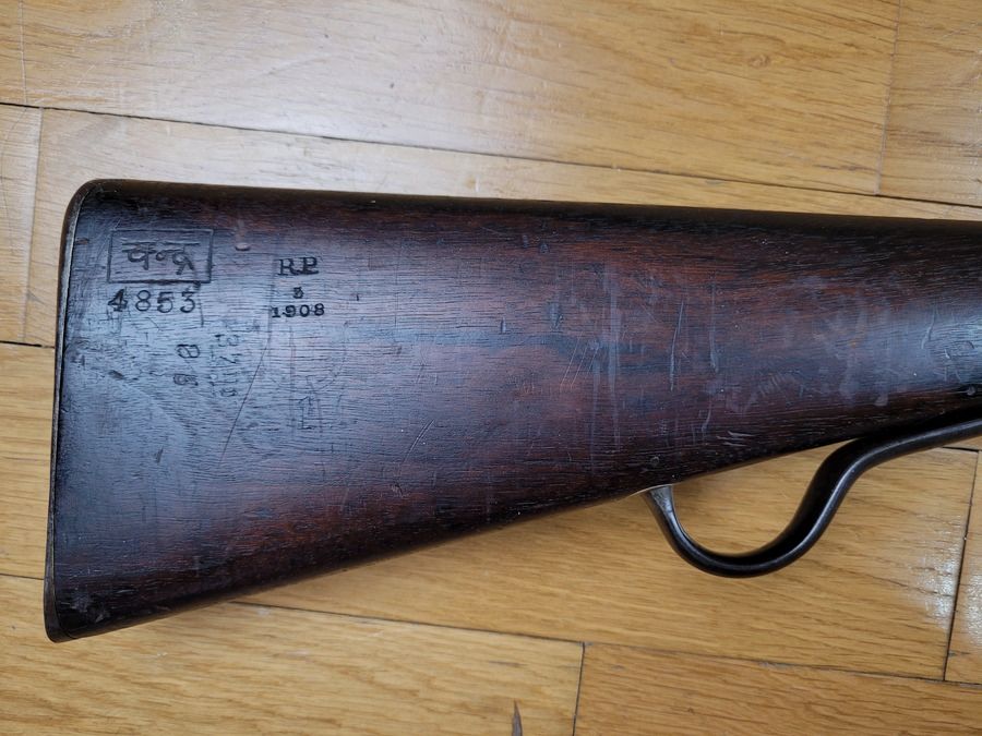 Rare et très bon fusil Martini-Henry MKIV – Calibre .45 d&rsquo;origine – 1887 – Enfield – Empire britannique – TBE+, image 11 sur 22