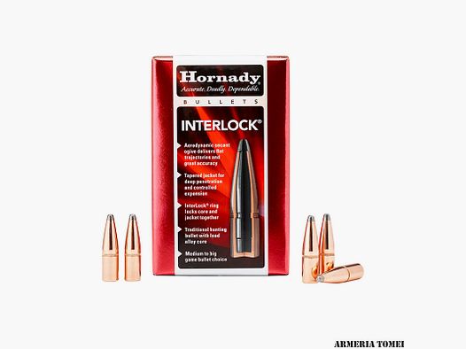PALLE DA RICARICA – HORNADY – 270 Cal .277 150 gr InterLock® SP – 2740 (100 PZ)