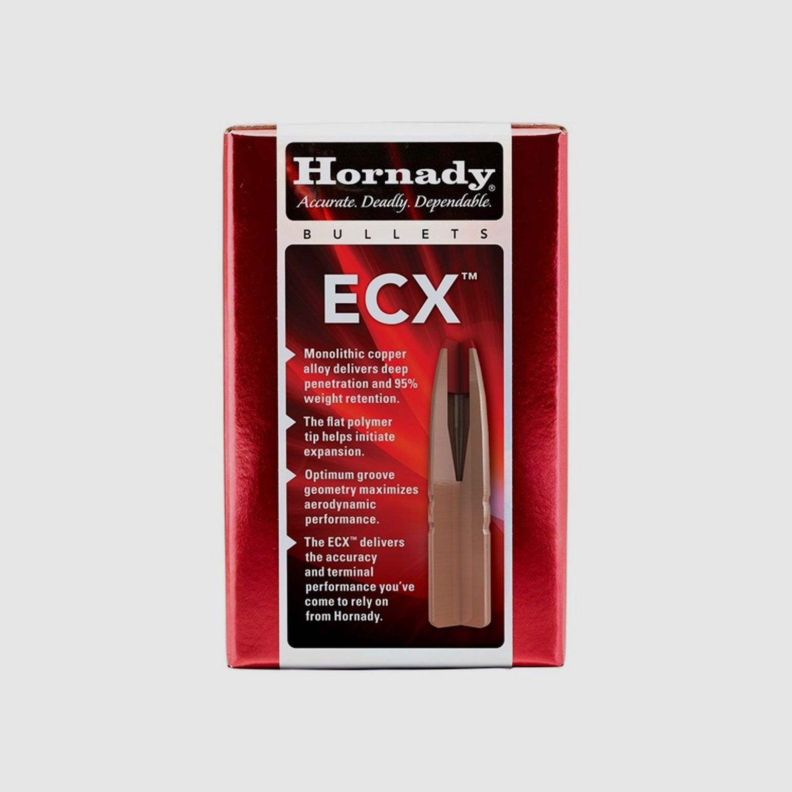 Boîte de 50 ogives Hornady 30 CAL.308 150GR ECX 30372
