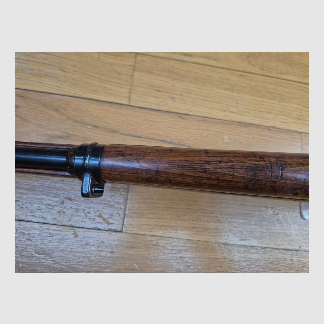 Selten und sehr schön K98 – Seltene Herstellung Mauser Kriegsmodell Besatzung Frankreich Oberndorf für Indochina – Seltenes Code SVW MB – Original Brünierung – Mono-Seriennummer – TBE ++, Bild 29 von 40