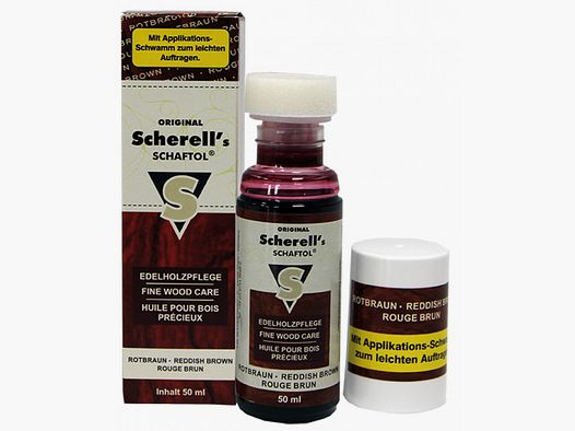 Pflegeöl Schaft Rot / Braun