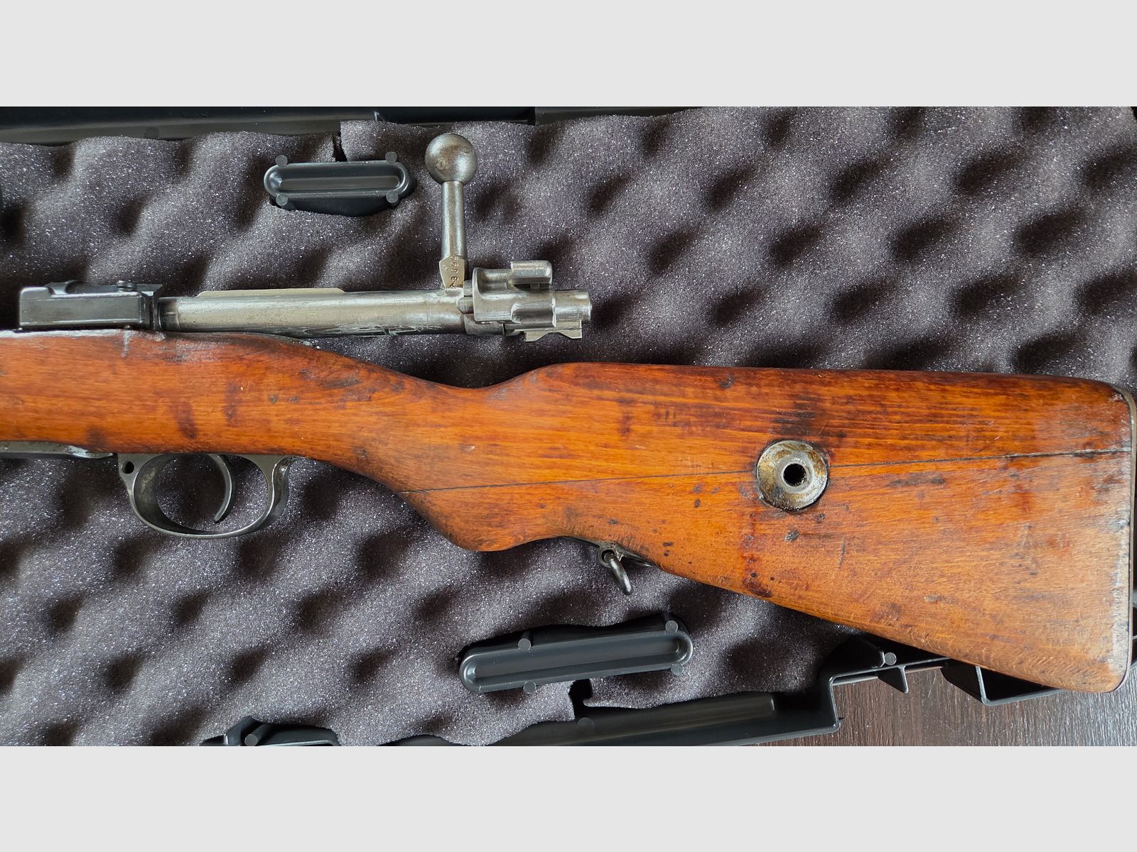 Mauser G98*Kal. 8x57 IS*Telescopisch vizier*Totale lengte 1250 mm*Loop 740 mm