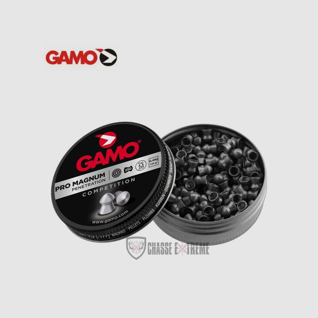 250 Diabolos GAMO Pro Magnum Spitzkopf Kal. 4,5 mm, Bild 4 von 7