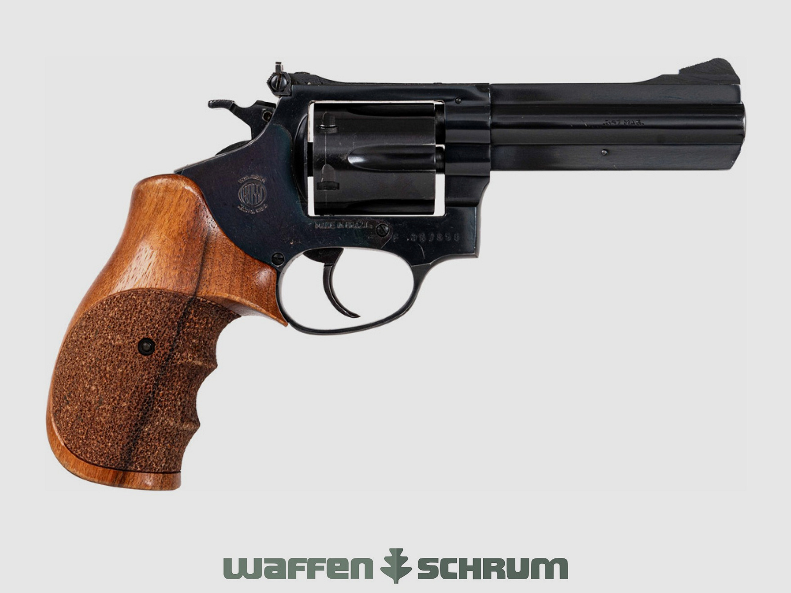 Rossi Rossi .357Mag , mit Lederholster , LL: 4 Zoll, Holzgriffschalen