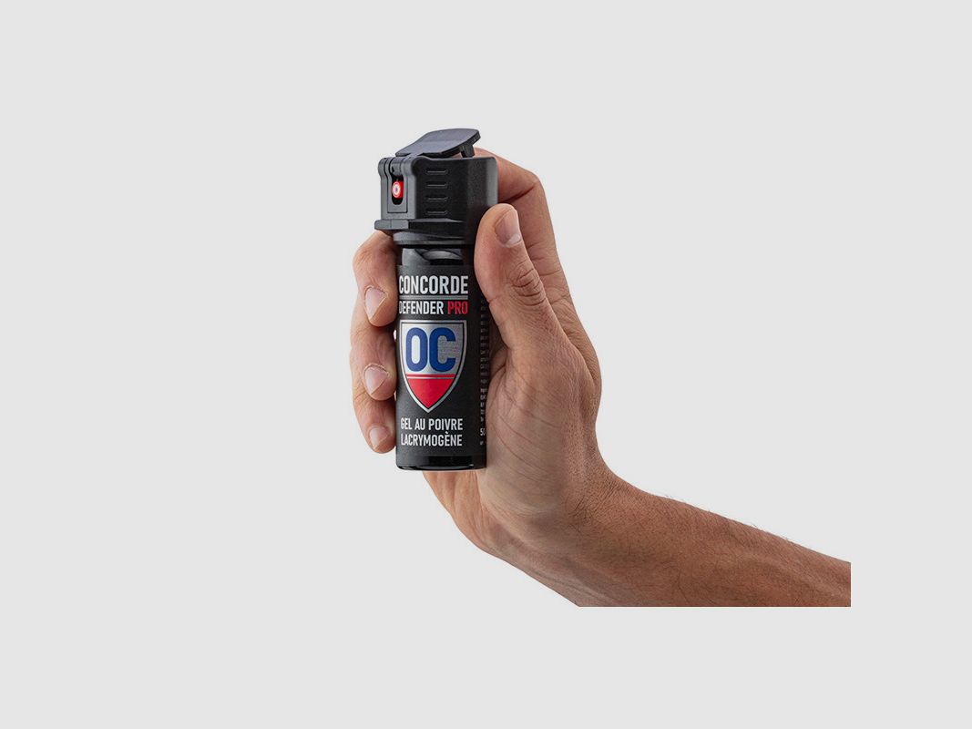 Sprühdose Pfefferspray PRO OC 50ML Kompakt Concorde Defender, Bild 4 von 5