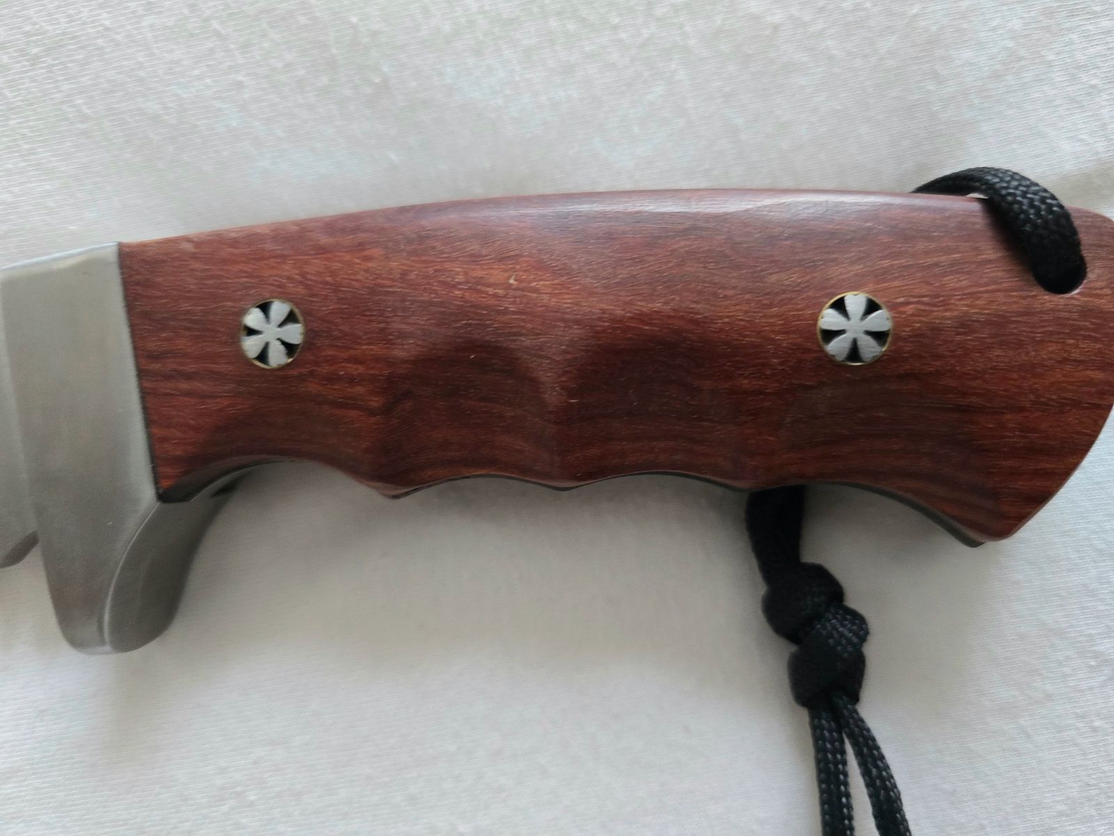 Couteau Kukri Purple Dragon – Couteau robuste pour l'extérieur avec étui en cuir embossé