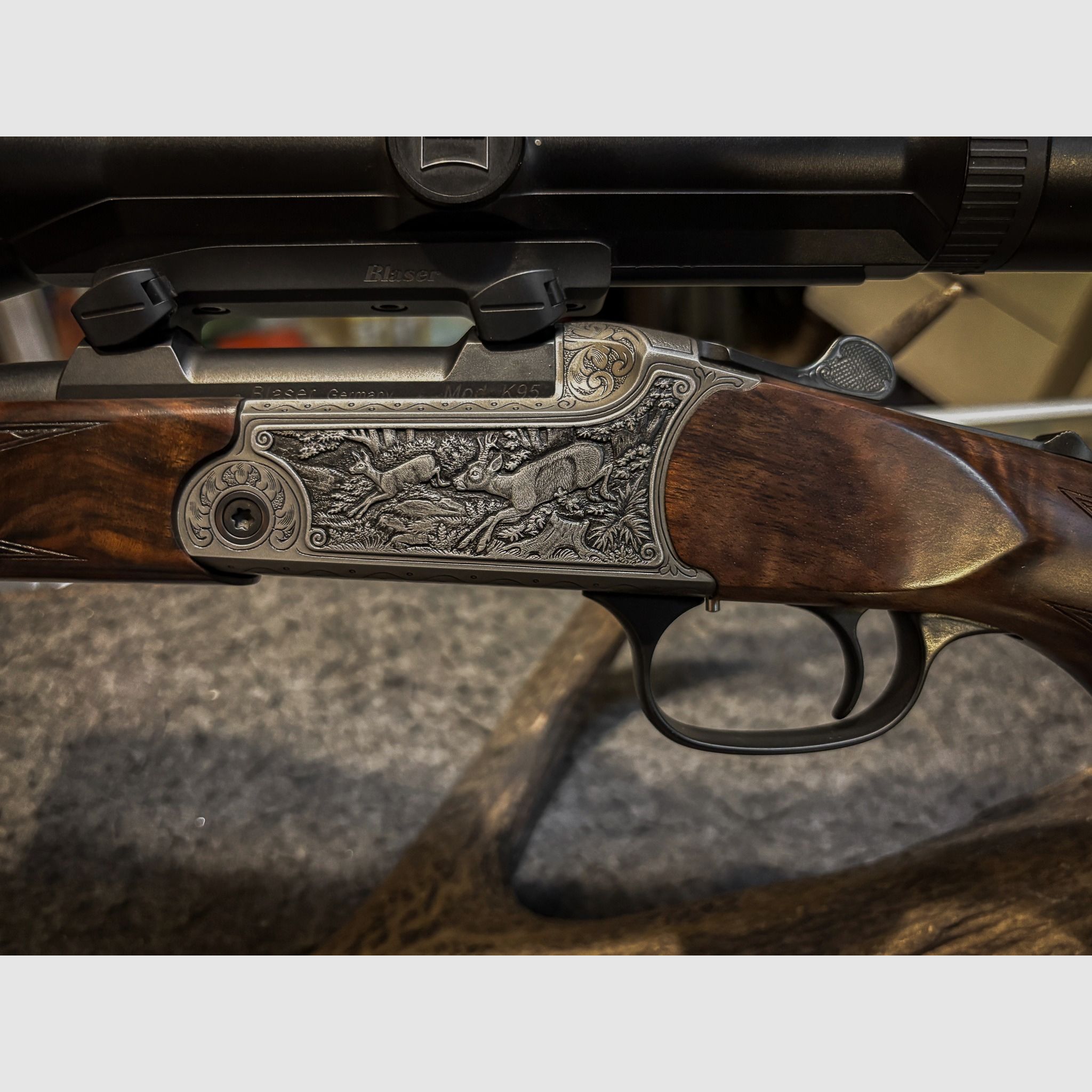 Blaser K95 Stutzen mit Wechsellauf 