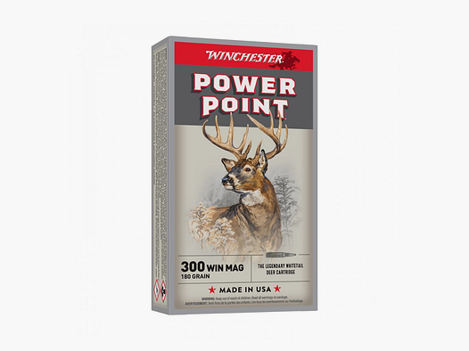 Winchester Power Point Cal 300 WSM 180 grains