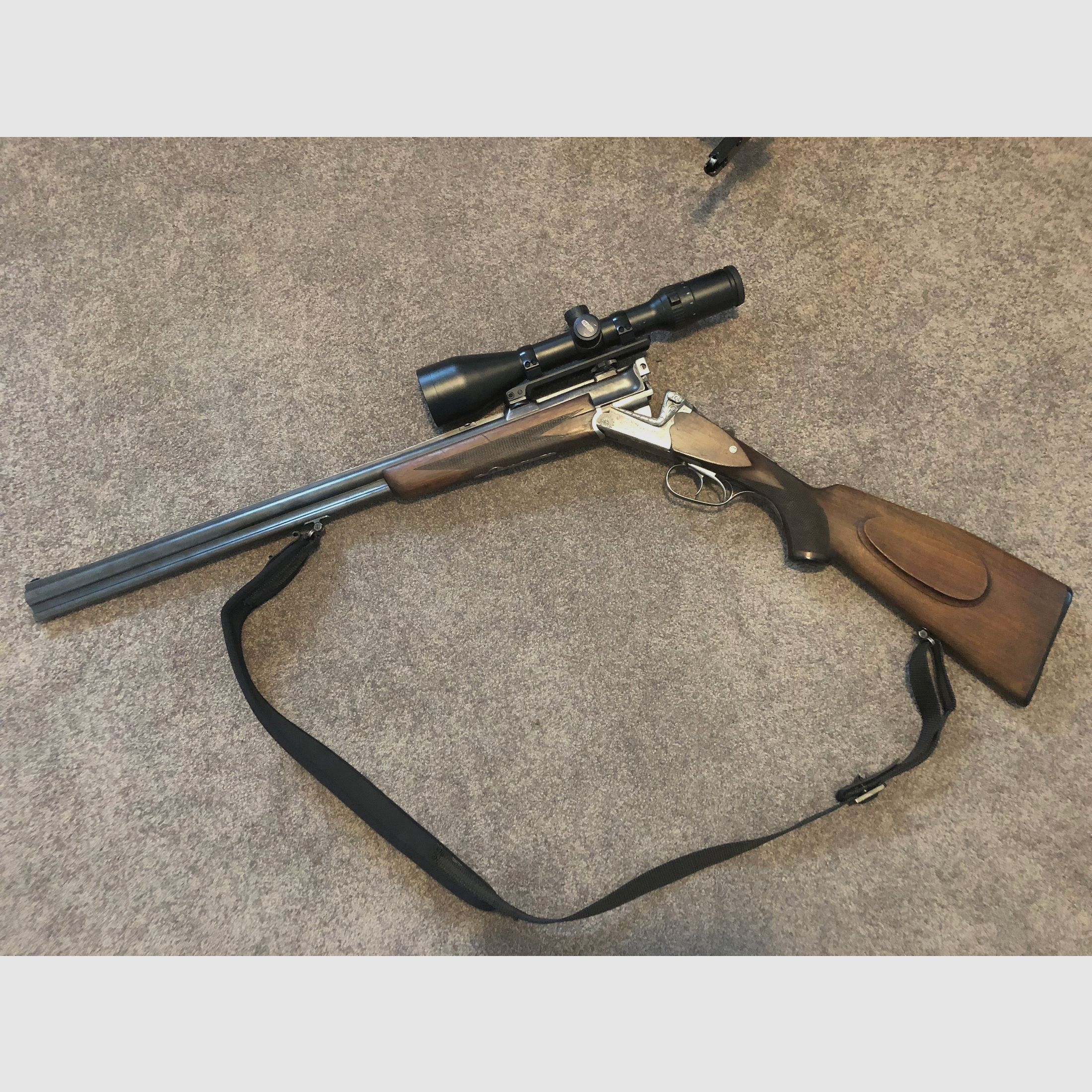 Bockbüchsflinte BBF Sauer 54 with Meopta R1r 3-12x56 RD