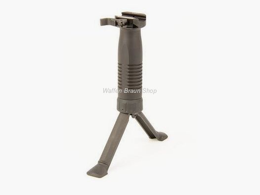 B&T -21830-UK UNIGRIP QD CON BIPODE ALUM. Negro