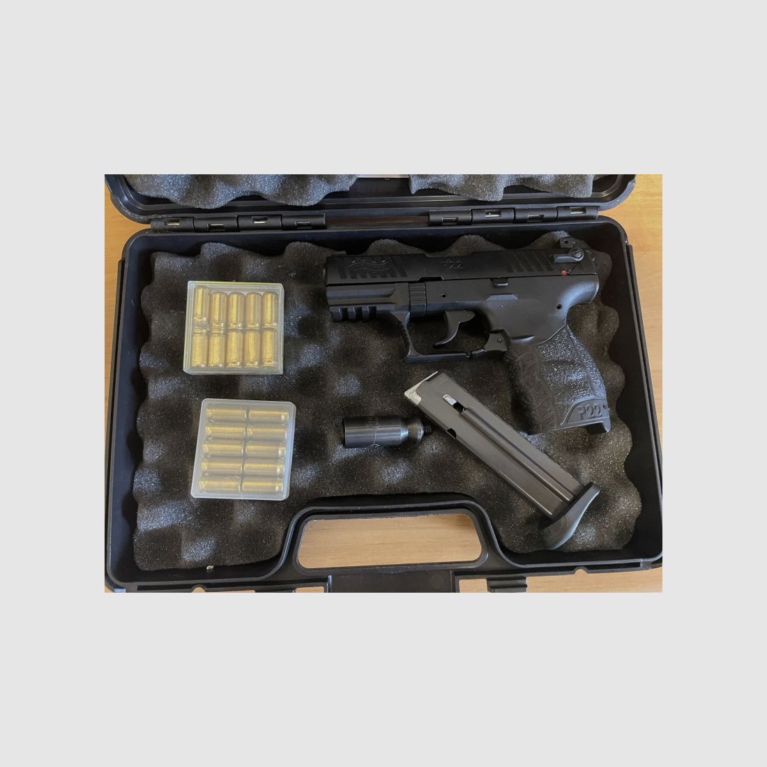 Walther P22 Q 9 mm P.A.K. black/schwarz