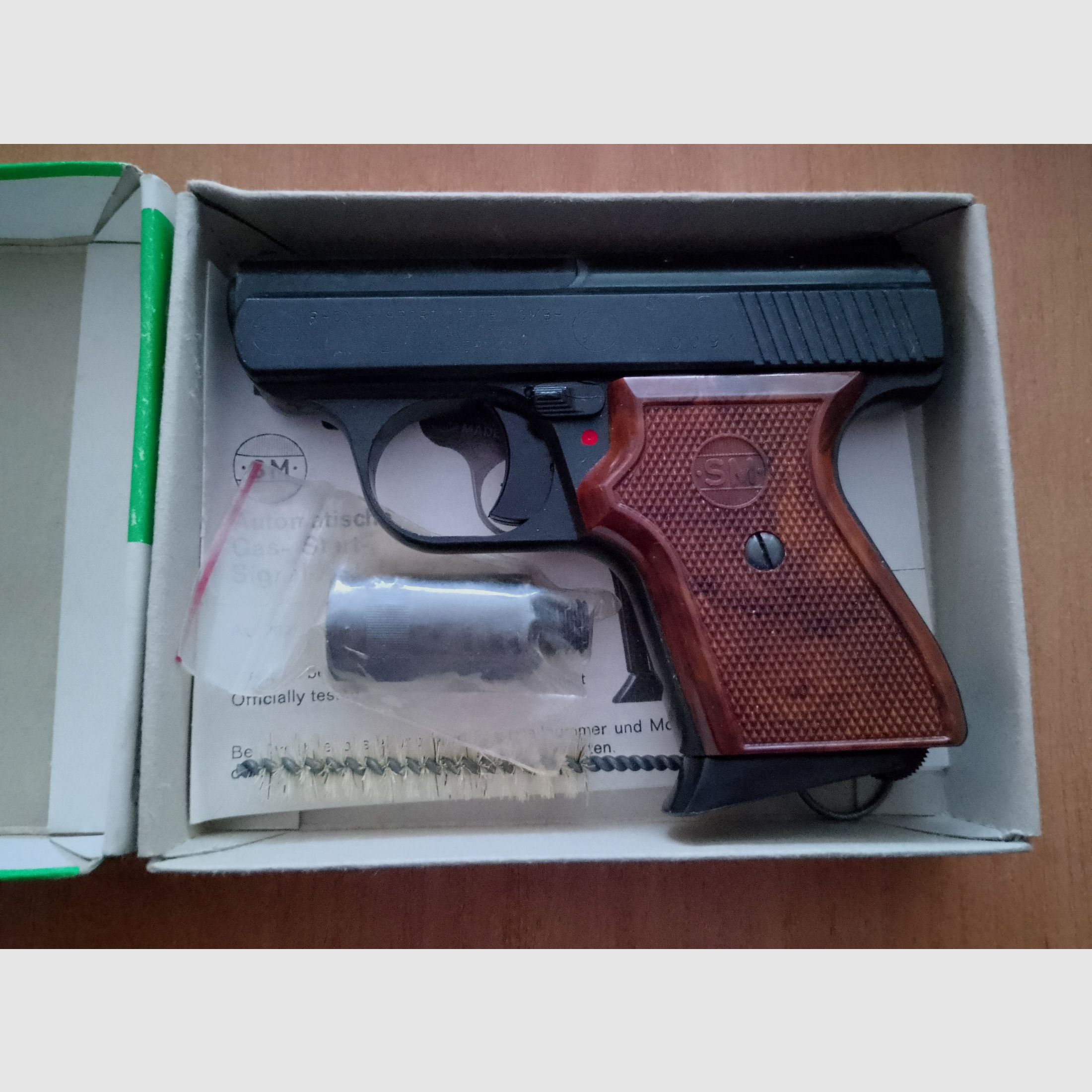 Stary Rhöner SM 15 kal. 8 mm huk w PTB 83/2 z opakowaniem!