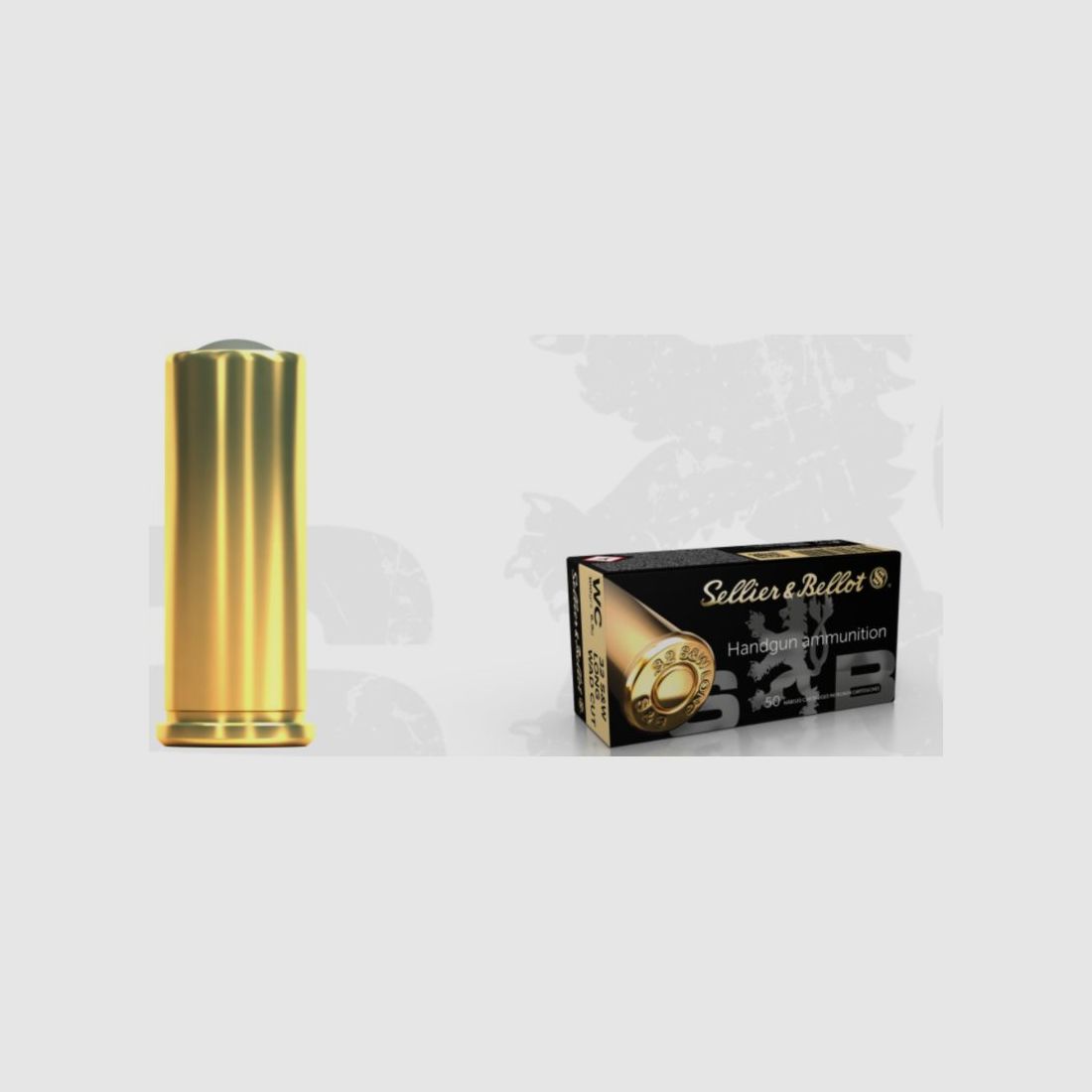 Munitions S&B .32 S&W LONG WC 6,5 g – 50 cartouches