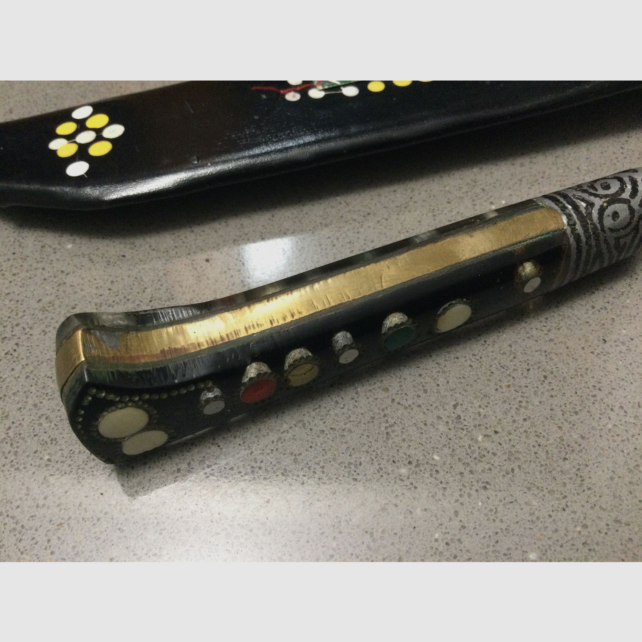 Knife Old, Tartar style, Crimea, very beautiful collector's item.