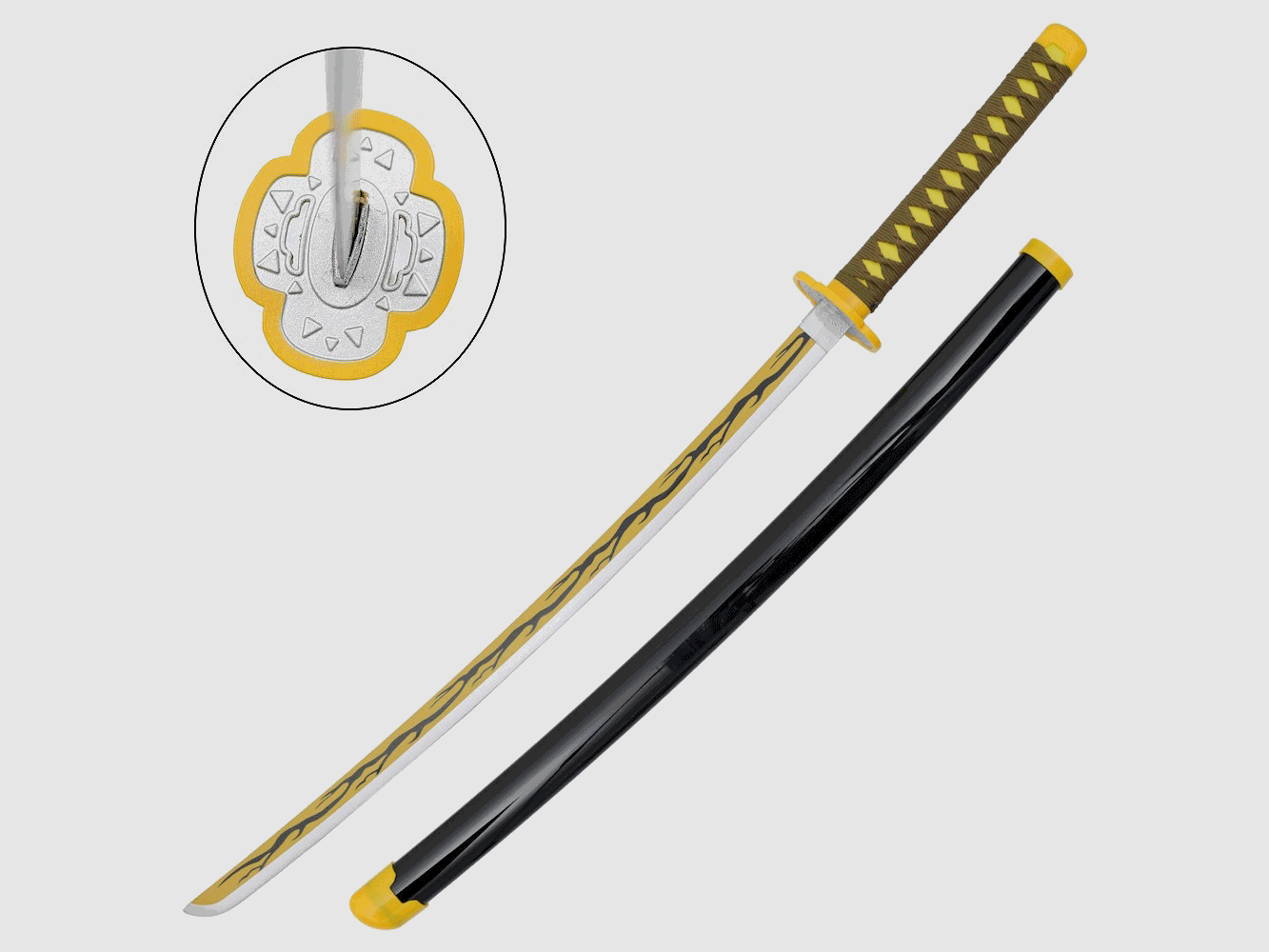 Bamboo Kaigaku Thunder Katana Demon Slayer