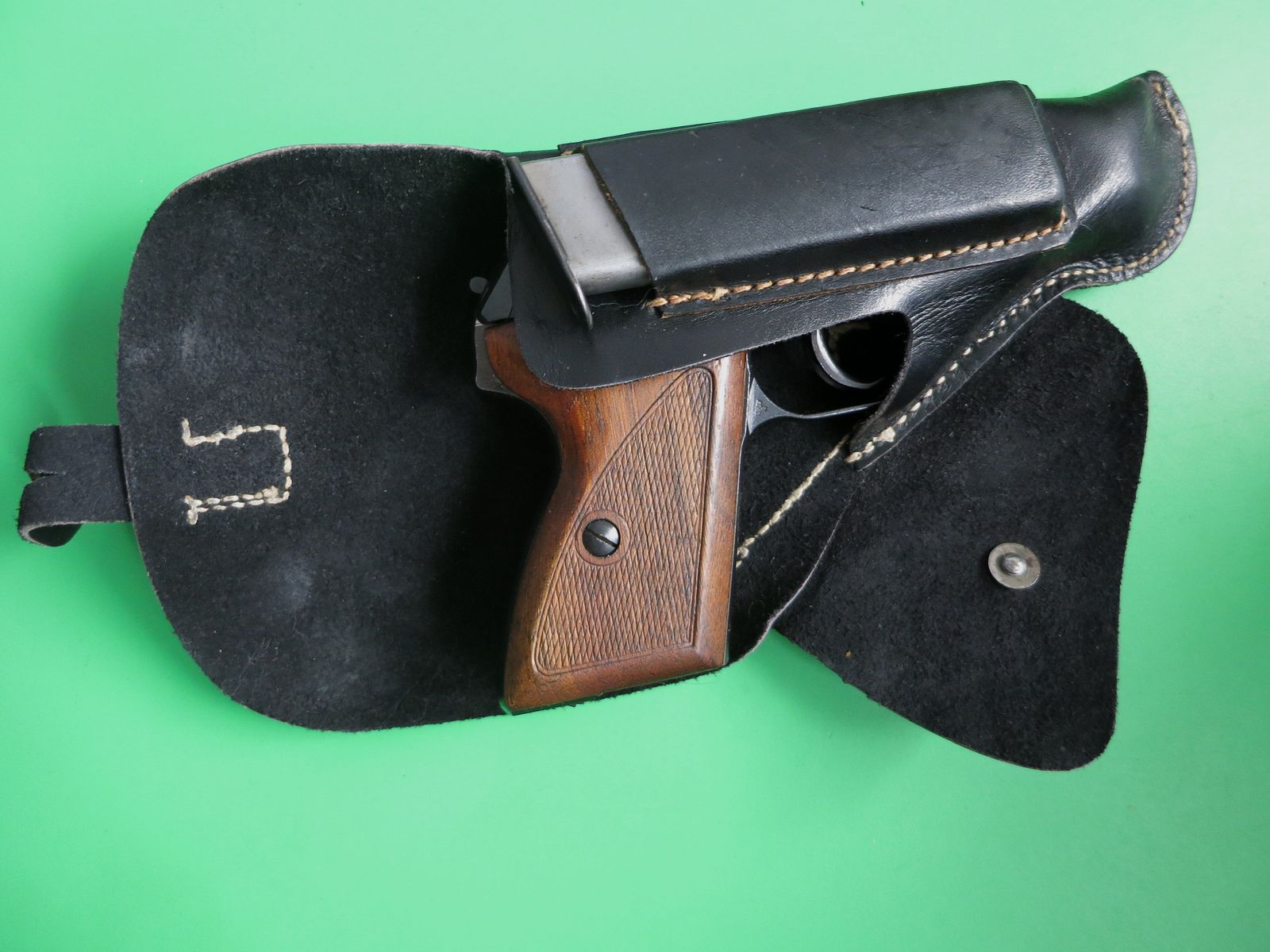 Gürtelholster Mauser HSc/PPK mit Magazineinschub