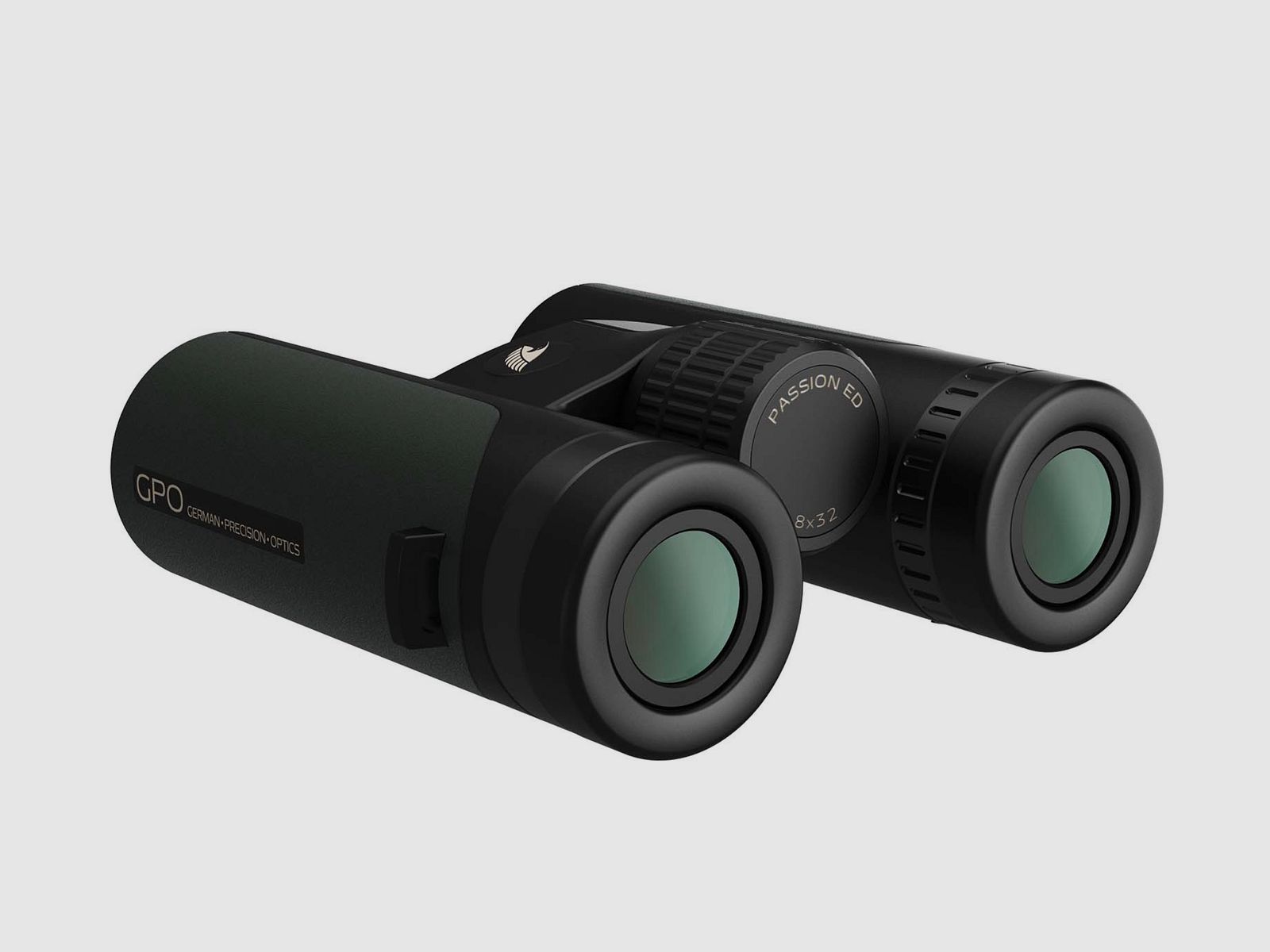 GPO B301 Binocolo Passion ED 8x32 Verde con accessori Birdwatching Osservazione della natura 50110001