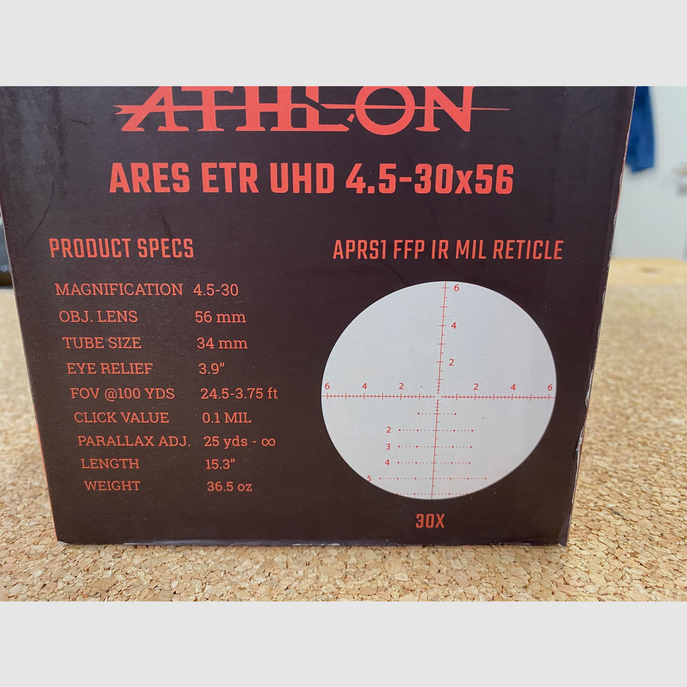 Athlon Optics Ares ETR 4.5-30x56 APRS1 Zielfernrohr / Rifle Scope