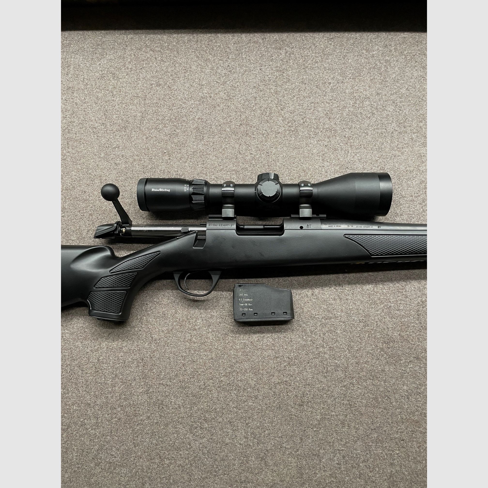 Jungjägerpakket Rep. Geweer Bergara B14 Sporter Kal. 308 Win. + ZF NS 2,5-10x50 + SD SOB3D