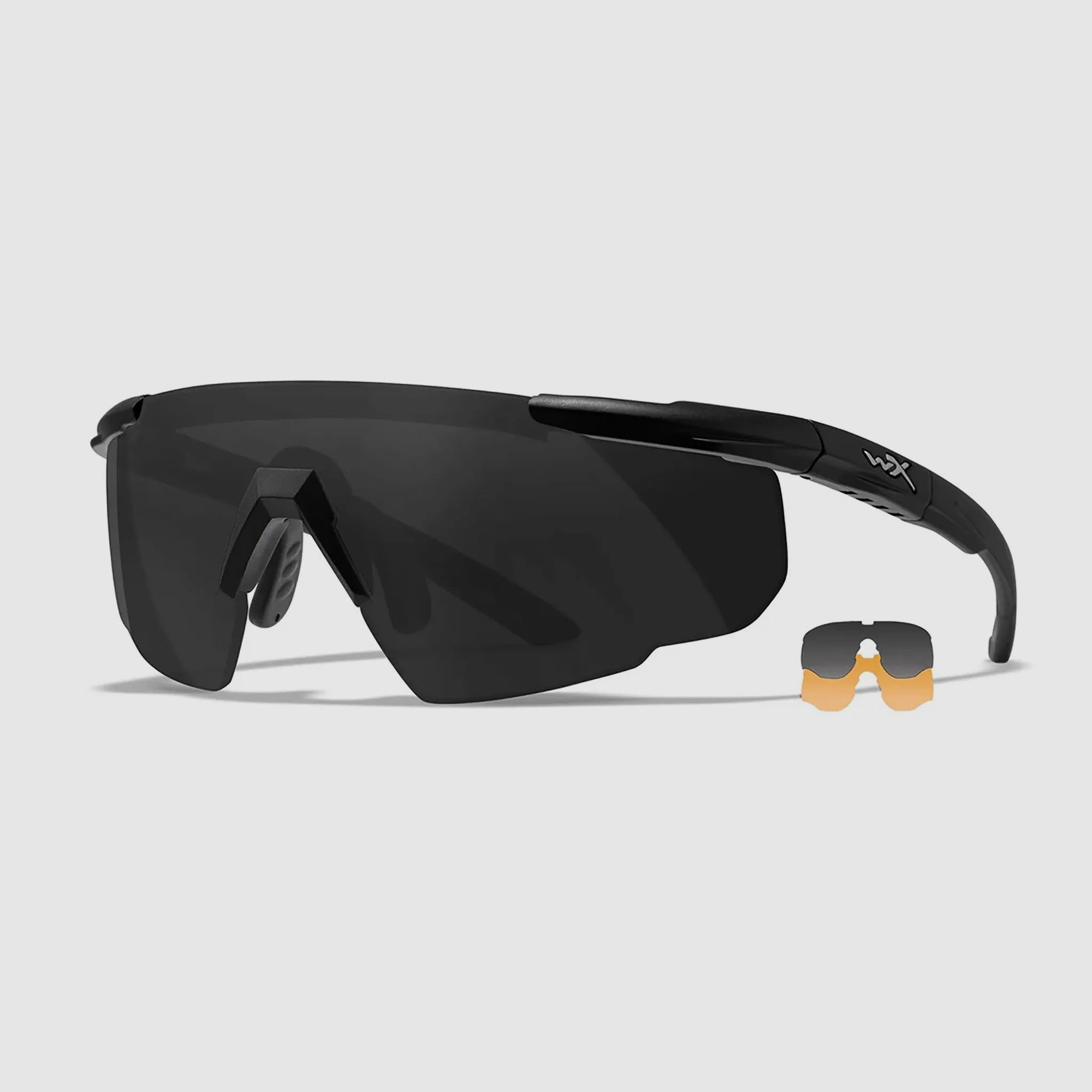 Wiley X Wiley X Lunettes de protection Saber Advanced avec verres interchangeables - Olive / Gris / Clair / Orange