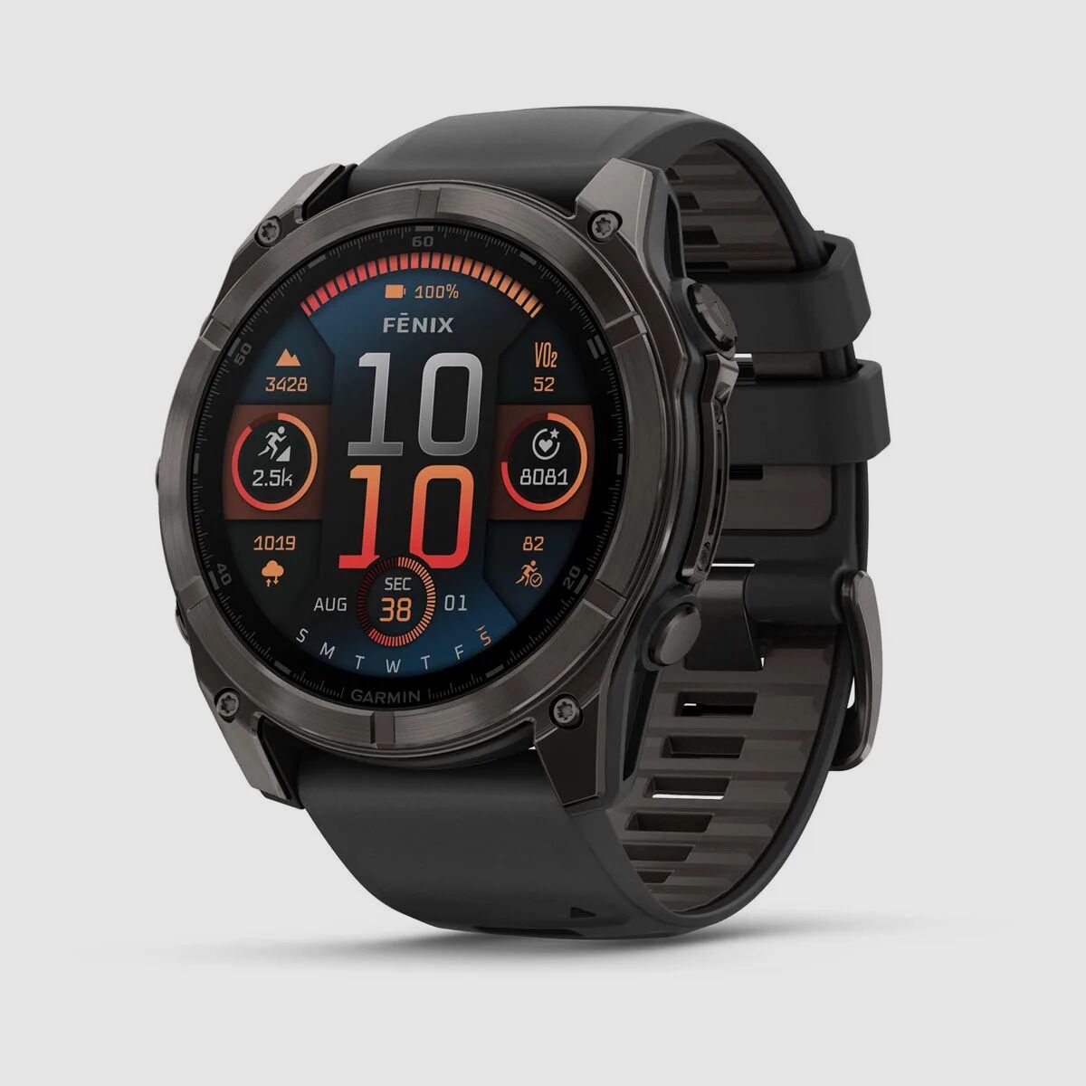 Garmin Fenix 8 51mm Amoled Zafiro Titan - Reloj deportivo
