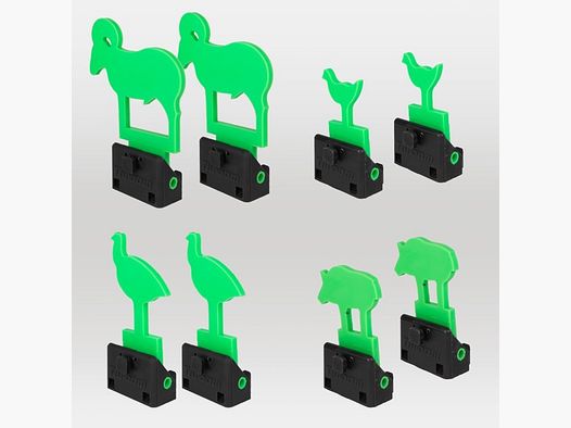 THROOM - Conjunto de objetivos KNOCKDOWN™ Series Silhouettes Kit