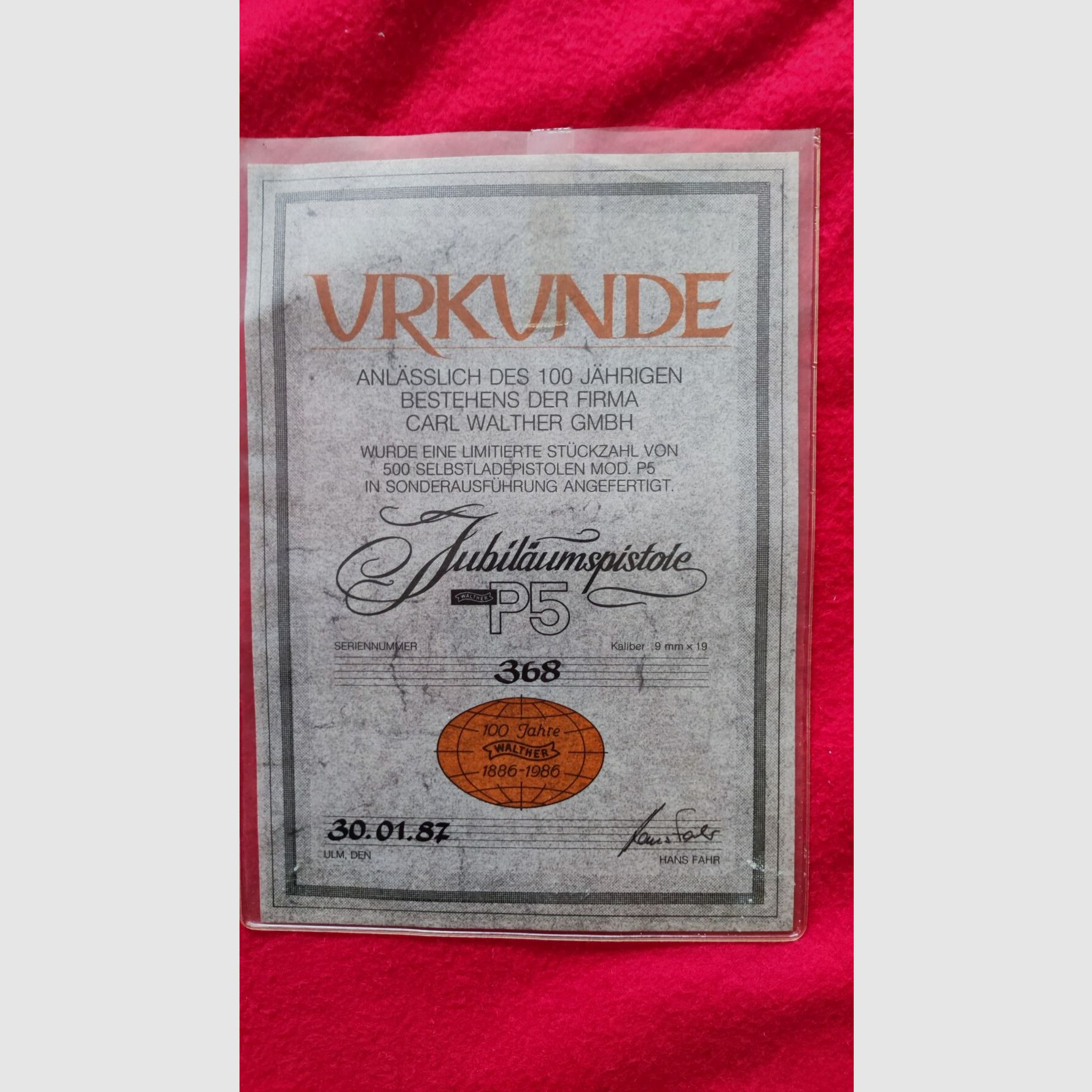 WALTHER P 5