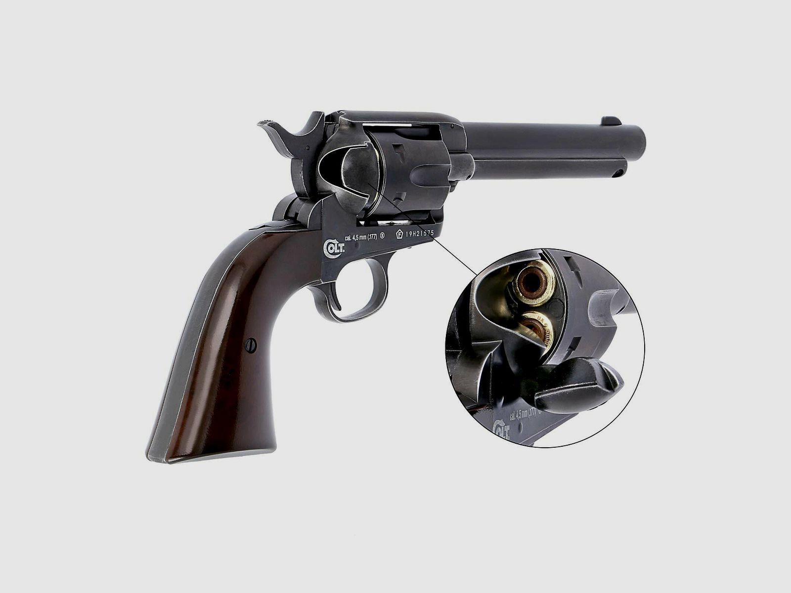 Colt Single Action Army® 45 antik Co2-Revolver Kaliber 4,5 mm BB (P18)