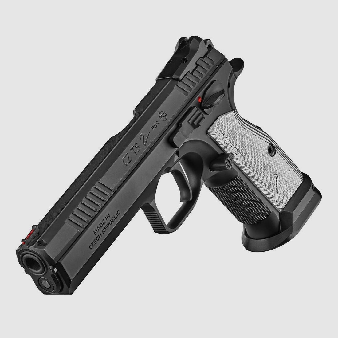 CZ TS 2 Silver Kaliber 9 mm Luger - Magazinkapazität 20 Patronen Pistole