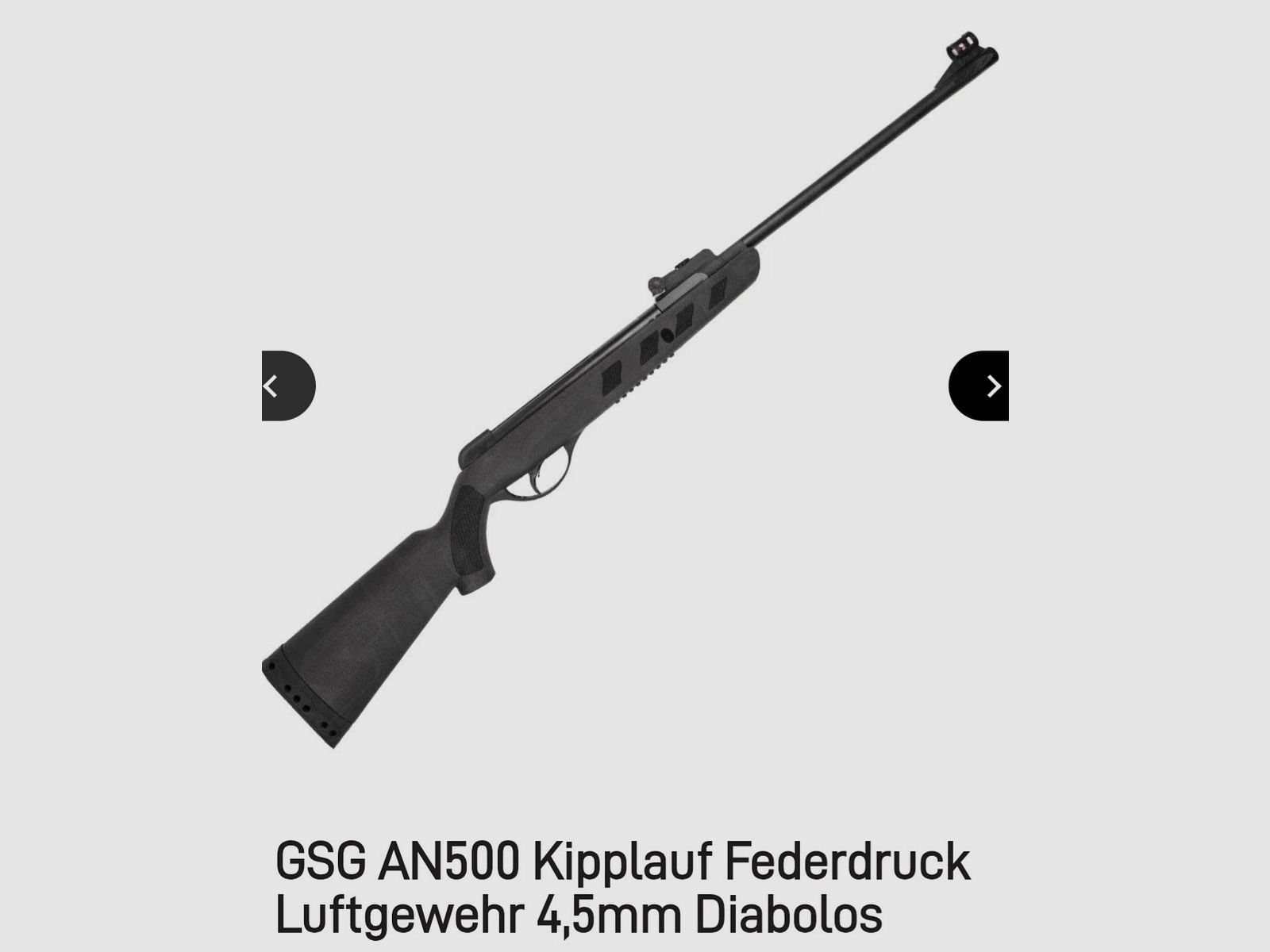 GSG AN 500 Luftgewehr im Super Schieß Sofort Los Sorglos Paket  ! Neu  !