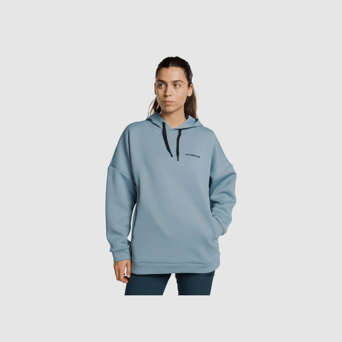 Trangoworld FELPA SABINE BLU GRIGIO, immagine 1 di 5