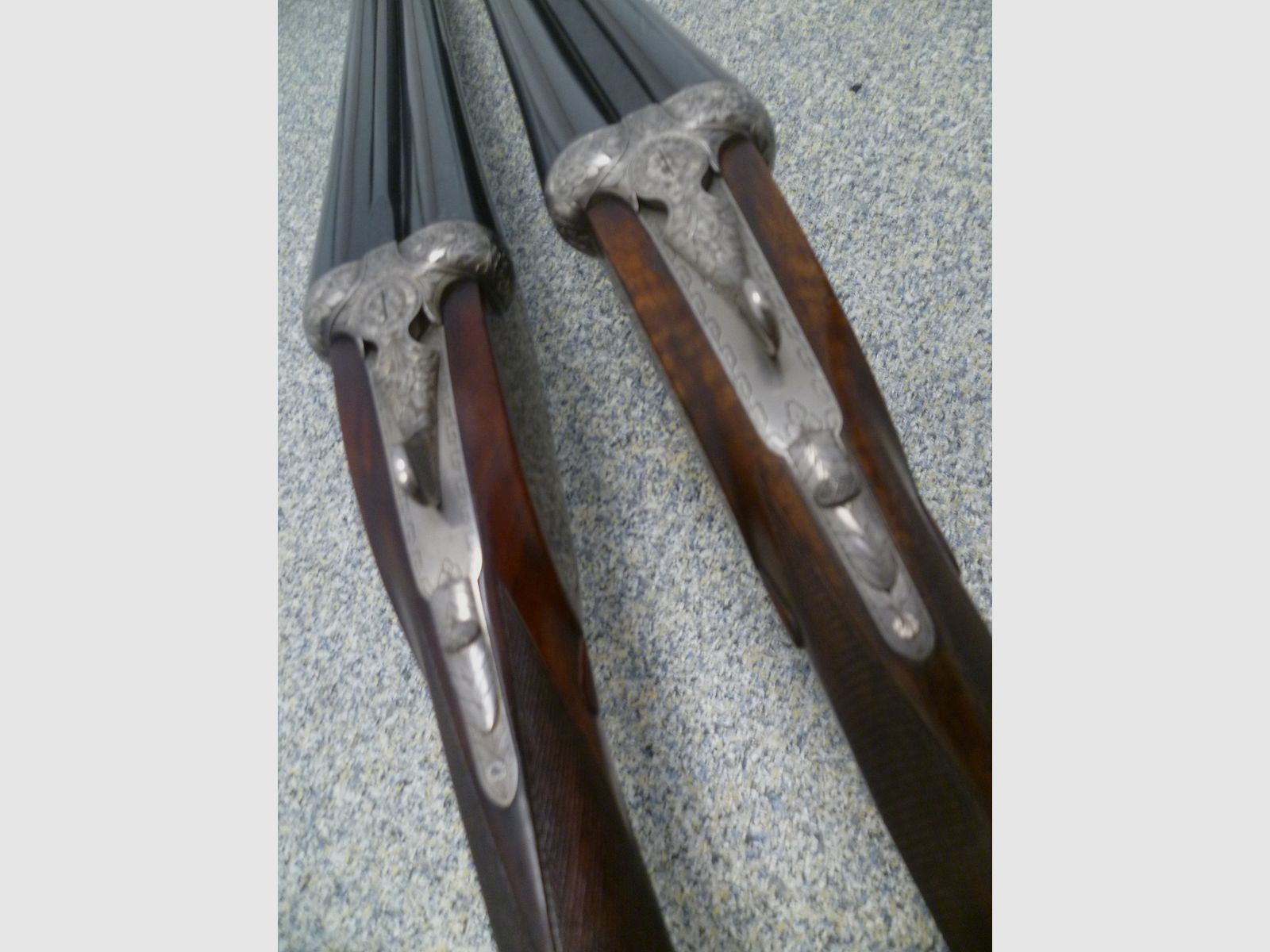 Seitenschloss-Doppelflinten-Pärchen Mauser Bristol 12/70