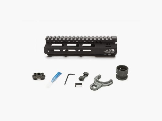 BCMGUNFIGHTER MCMR Rail en Aluminium - 5.56, 7-pouces-Noir (fentes M-LOK®)