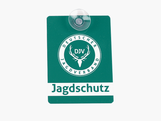 DJV-Autoschild Jagdschutz