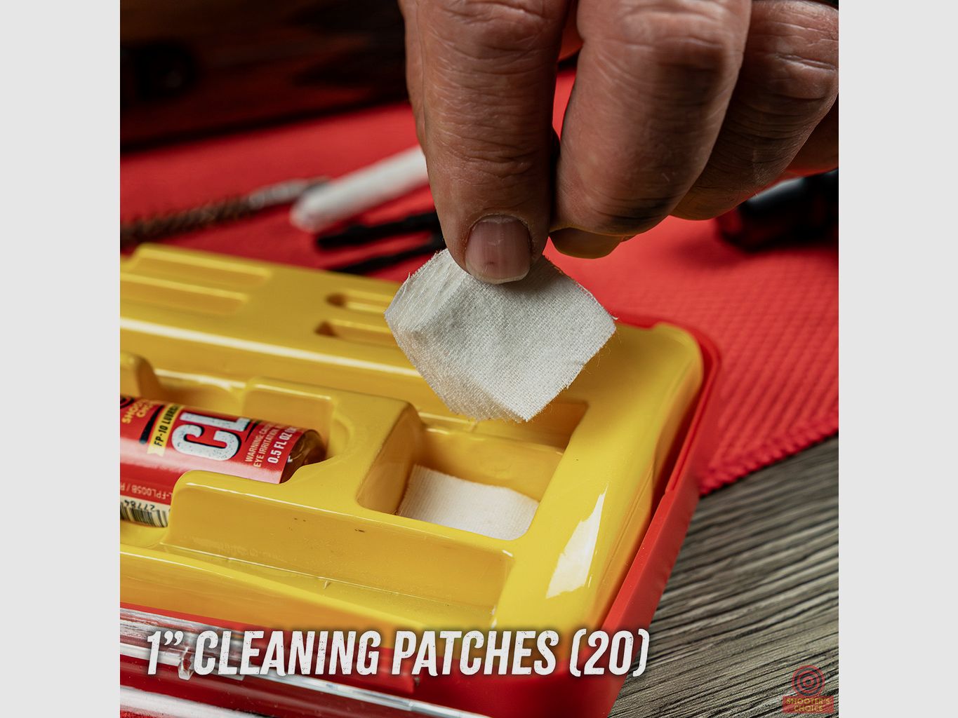 Kit de nettoyage d'armes Shooter's Choice .270 / 6,8 mm – 8-32 incluant FP-10 Lubricant Elite CLP (SHF-SRK-270)