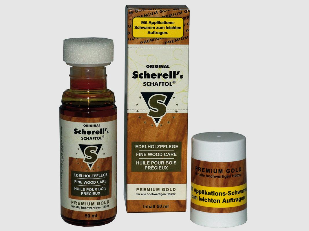 Originele Scherell's SCHAFTOL goud 50ml