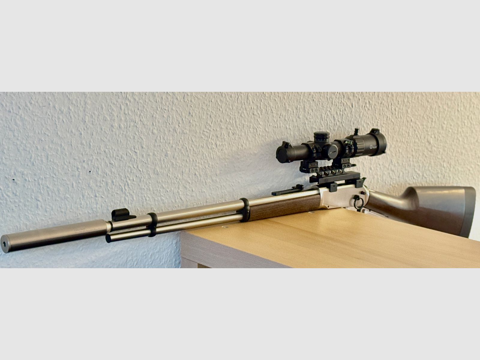 Walther Lever Action Steelfinish inkl. Schalldämpfer