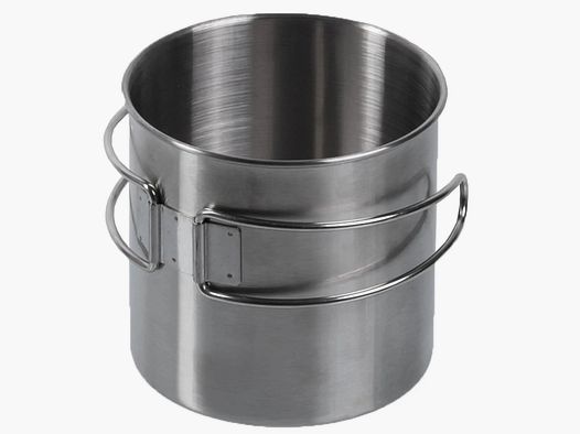 Mil-Tec Stalowy Kubek Do Picia Uchwyt Druciany 800 ml