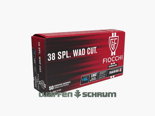 Fiocchi LWC 9,59g - 148gr. .38Special