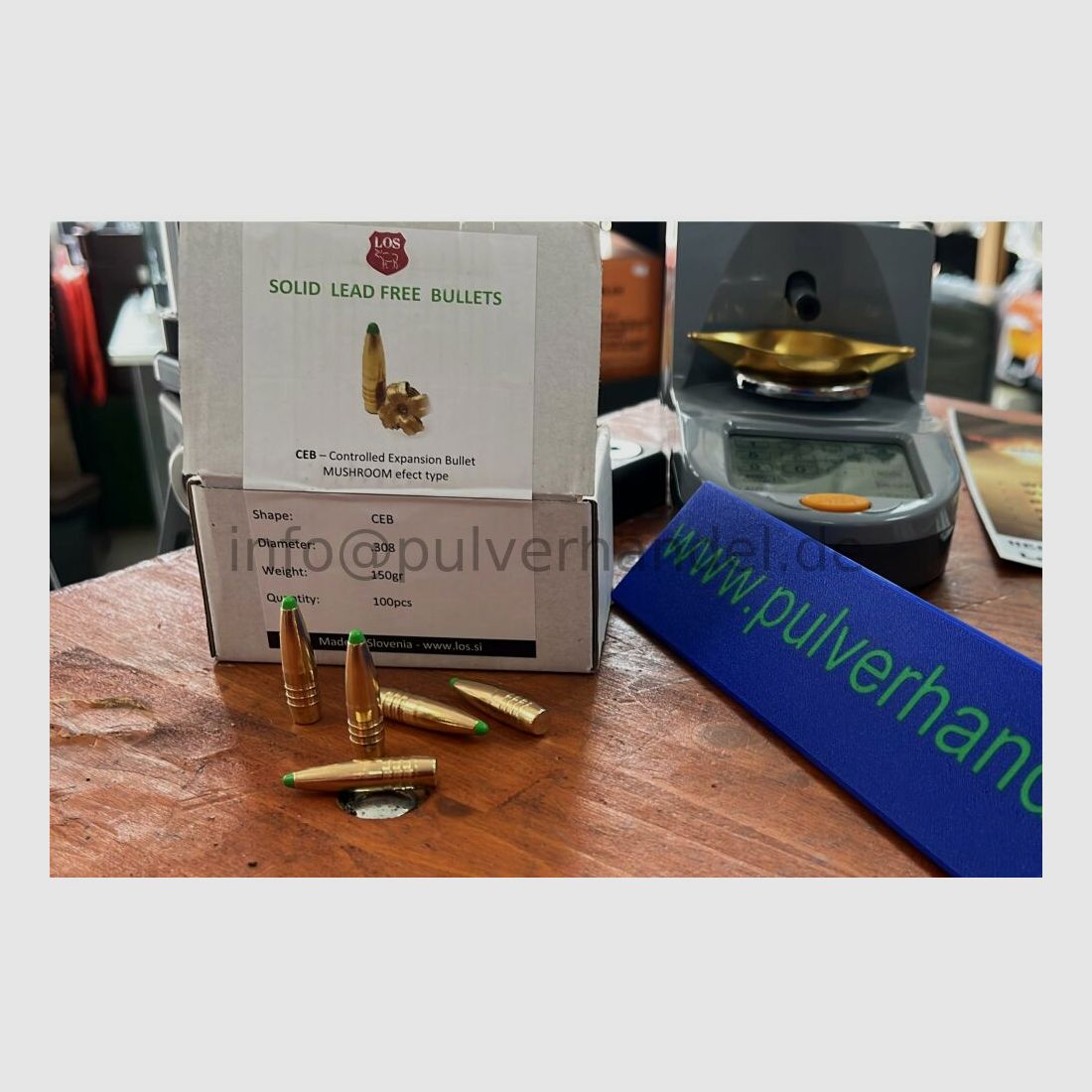 NEW: CEB .308Win 150gn Lead-free Deformation Bullet Precise Solid Bullet Lead-free precise Guide Band Hunting Bullet with very good response behavior NEW