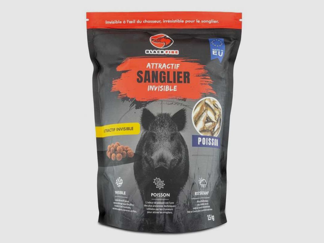 Attractif BLACK FIRE Invisible pour sanglier - Black Fire - Invisible Poisson, image 2 sur 6