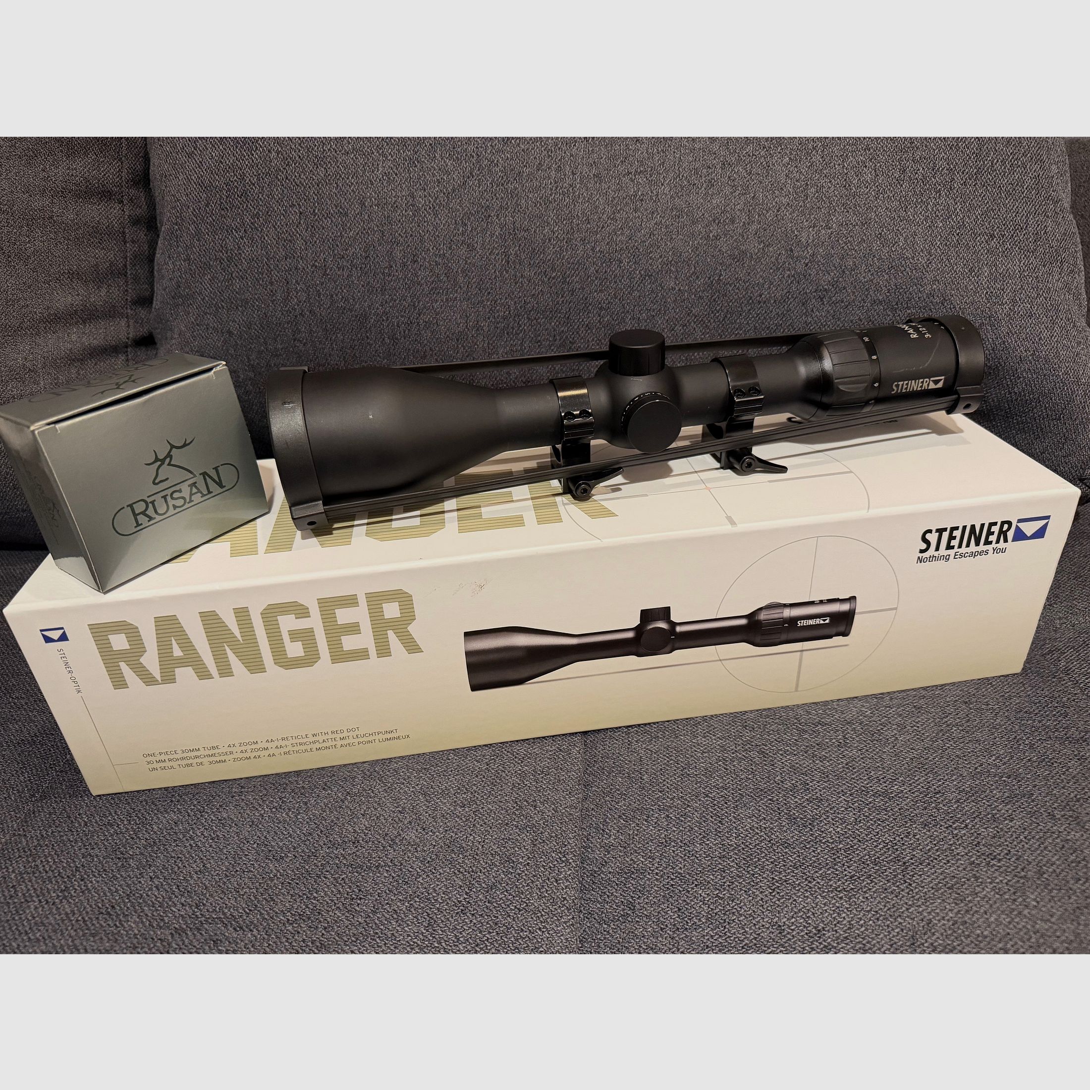 STEINER Ranger 3-12x56 incl. montaje Weaver/Picatinny
