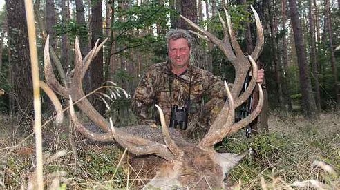 Stag hunting in Poland 2015 ; hunting in poland ; gold medal stag;HJORTEJAGT I POLEN