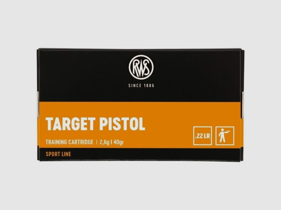 Munition 22LR RWS Target Pistol 40 gr, Bild 1 von 6