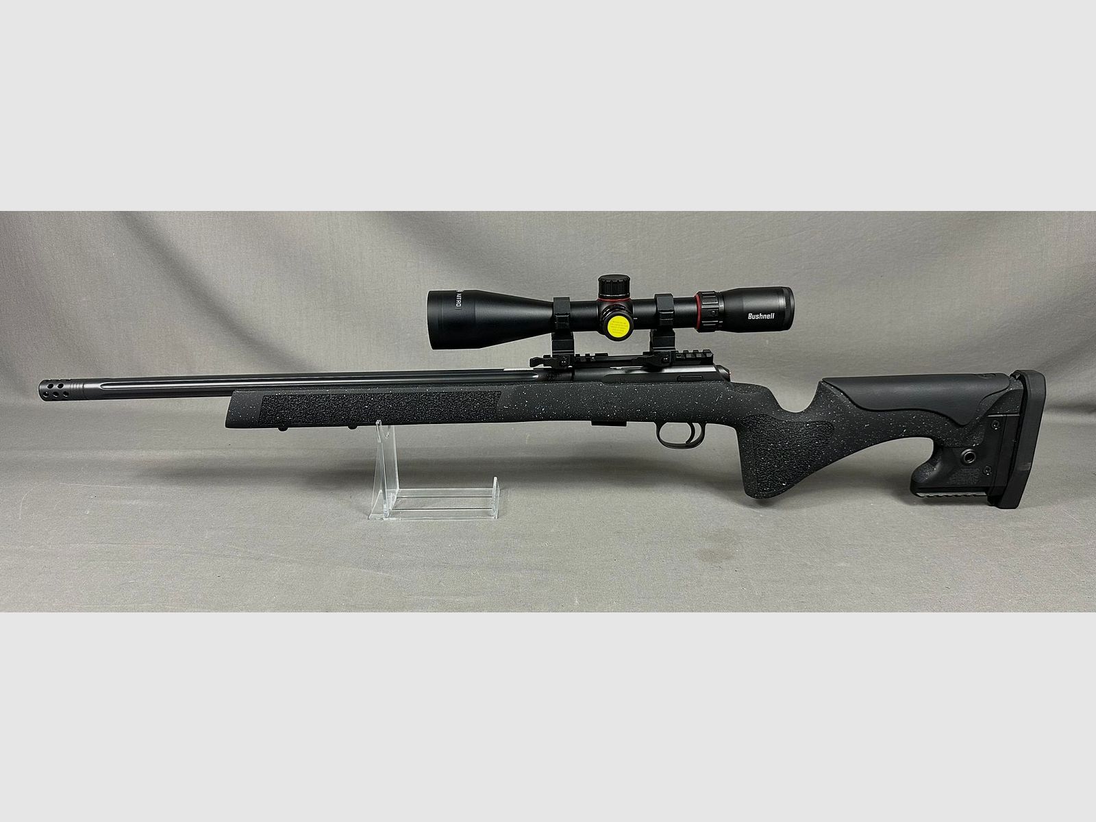 CZ 457 LRP in .22 lr  Black Threaded 20"  mit Bushnell Nitro 2,5-15x50