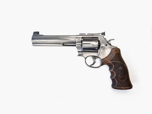 S&W Revolver Mod. 686 Pilum 6", Kal. .357 Magnum Stainless Steel