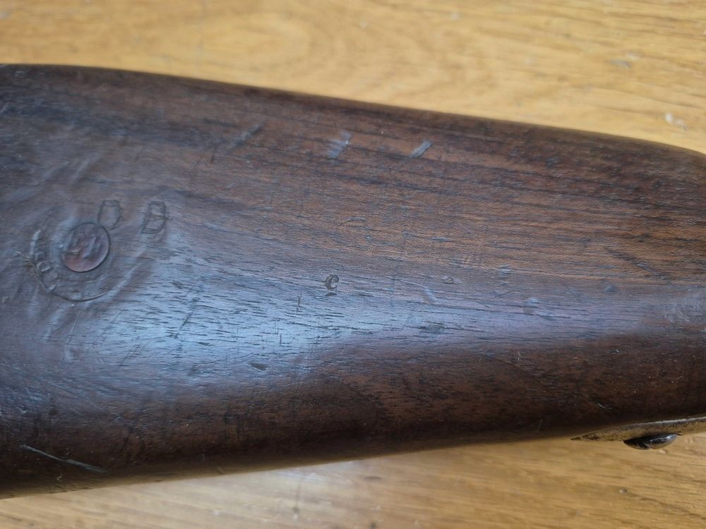 Sehr schönes Gewehr 1777 modifiziert AN IX – Sehr seltene Herstellung von 1807 (vor Russland) – Kaiserliche Manufaktur von St-Étienne – Homogene Stempel – Sehr schönes Holz – Ausgezeichneter Lauf – Rute nach Modell – Seltenes Zustand für eine seltene Waffe – TBE++, Bild 3 von 47